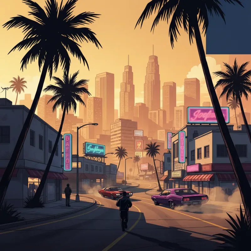 GTA V RP cityscape